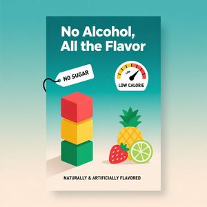 แพ็คผสมเครื่องดื่มเมืองร้อนหลากหลาย | หมัดผลไม้แคริบเบียน, Pina colada, <span class=keywords><strong>strawberry</strong></span> daiquiri & <span class=keywords><strong>Margarita</strong></span> - Product Image 2