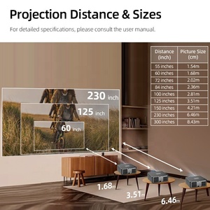 โปรเจคเตอร์พกพา Jio TV Launcher ระบบแอนดรอยด์ สมาร์ทโปรเจคเตอร์ ความละเอียด 1080p 4K ปรับคีย์สโตนอัตโนมัติ ป้องกันฝุ่น เหมาะสำหรับโฮมเธียเตอร์ เล่นเกมส์ ใช้เทคโนโลยี DLP ความสว่าง 1400 ลูเมนส์ รุ่น U002 - Product Image 3