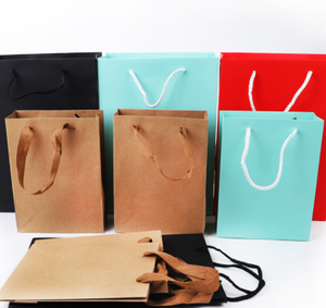 Sacs en papier kraft brun recyclé pour la livraison de café et de nourriture à emporter, sacs d'emballage personnalisés pour l'épicerie et les courses - Product Image 2