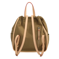 Sac à dos pour ordinateur portable en nylon imperméable de créateur pour femme avec cuir véritable, élégant, pour étudiants, affaires et voyages