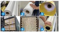 Toiles en vinyle enduites de maille PVC pour impression numérique et écrans de clôture