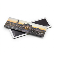 Fabrik-OEM Frankreich Charakteristische Landschaft Weißblech-Kühlschrankmagnete Reise-Souvenir Küchen-Magnetschmuck