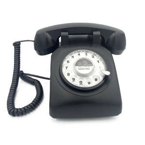 <span class=keywords><strong>Téléphone</strong></span> sans fil <span class=keywords><strong>à</strong></span> <span class=keywords><strong>cadran</strong></span> <span class=keywords><strong>rotatif</strong></span> classique de style rétro <span class=keywords><strong>à</strong></span> l'ancienne Sonnerie électronique pour <span class=keywords><strong>téléphone</strong></span> de livre d'or audio de mariage - Product Image 6