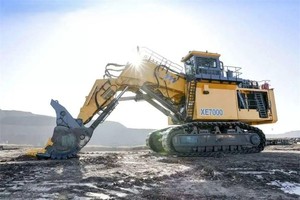 XE7000 escavatore minerario 670T 34m ³ secchio cingolato pesante scavatore per grandi progetti di movimento terra e a cielo aperto - Product Image 4
