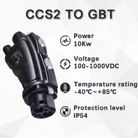Adaptateur électrique de charge rapide de voiture 200A DC New Condition CCS2 Plug GBT Combo 200KW pour VW ID 4/ID6 Tesla-pour les prises automobiles