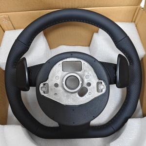 Volante in Pelle con Fondo Piatto Migliorato per <span class=keywords><strong>Audi</strong></span> <span class=keywords><strong>RS6</strong></span> B8 B9 8P A1 A3 A4 A5 A6 A7 C6 C7 S3 S4 S5 S7 Q3 Q5 Q7 - Product Image 6