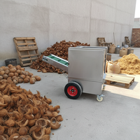 Machine commerciale de décorticage et d'épluchage des coques dures de noix de coco sèches et vieilles