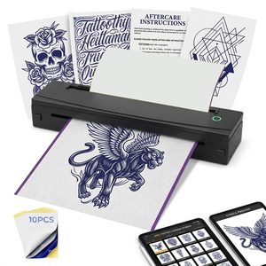 Kit d'approvisionnement pour tatoueurs : <span class=keywords><strong>Imprimante</strong></span> thermique D80 pour distributeurs en gros et kit de papier pochoir - Product Image 1