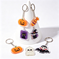 Porte-clés en acrylique Halloween 2026 – Tendances, mignons et effrayants pour sacs à dos