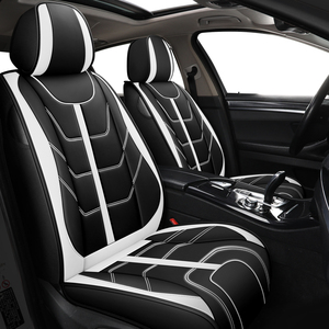 Fundas de Asiento de Coche de Cuero, Fundas de Asiento Automotrices de Cuero Sintético Transpirables e Impermeables para Autos, SUV, Camionetas, Sedanes, Tamaño Universal - Product Image 2
