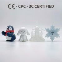 Figurines personnalisées en vinyle souple, pingouins, animaux d'hiver, jouets en boîte mystère, fabricant OEM