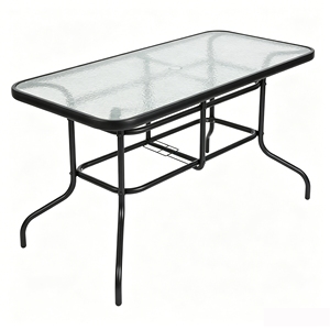 Set Tavolo e Sedie da Giardino in Metallo per Esterni, Ideale per Patio, Ristoranti, Cortili, Giardini e Balconi - Vendita all'Ingrosso - Product Image 1