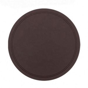 แผ่นรองแก้วกาแฟ/ชา PVC กันลื่นแบบกำหนดเองจากโรงงาน ทำจากยางนุ่ม - Product Image 1