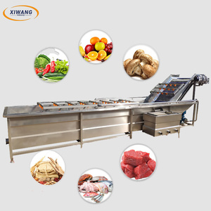 Full Automatic <b>Vegetable</b> <b>Fruit</b> Cleaning Line Bubble Ozone Cleaning <b>Machine</b> - Product Image 1