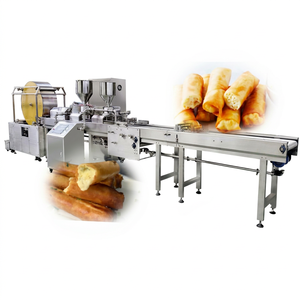 Machine à rouleaux d'œufs entièrement automatique, machine à lumpia, machine à rouleaux de printemps surgelés, ligne de production complète - Product Image 1