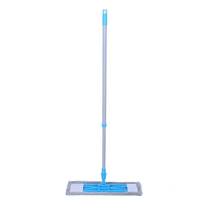 Best price eco friendly rectangle iron pole microfiber coral fleece floor flat mop
