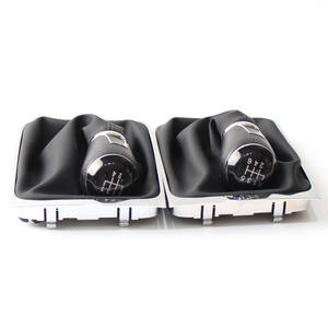 Poignée de levier de vitesse en cuir pour voiture, 5 ou 6 vitesses, pour VW Passat B6 CC 3C R36 TDI TFSI TSI 2006-2011 - Product Image 4