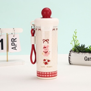 Garrafa Térmica Infantil Ali Baba Hot 20oz com Dupla Função para Meninas, Copo Escolar com Canudo à Prova de Vazamentos, Copo Térmico Fofo - Product Image 4