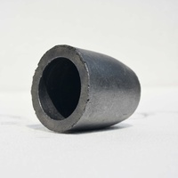 Tailles coulée industrielle fusion Graphite métaux fer argile 50kg vente carrée petit creuset en fonte pour la fusion du cuivre