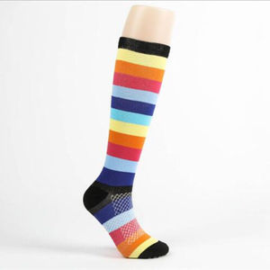 Calzini da sci a compressione a colori da uomo e da <span class=keywords><strong>donna</strong></span> calze a pressione sportive elastiche da esterno per l'inverno per il <span class=keywords><strong>ciclismo</strong></span> - Product Image 5
