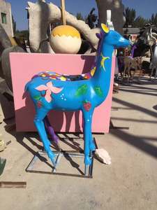 Modern design customized size outdoor indoor decoration the deer statue - Product Image 5