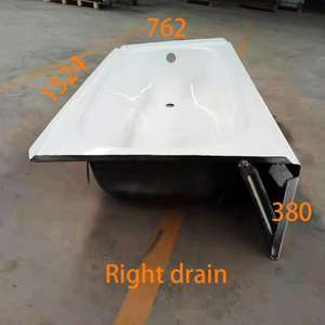 Spa Jet 60 "Delantal Bañera de acero esmaltado Vasca con drenaje de mano derecha - Product Image 4