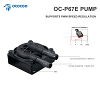 Bloque de Refrigeración Líquida OCOCOO para GPU, Cubierta Completa, Parte Superior de Acrílico, Base de Cobre para Tarjeta Gráfica RTX 4090, Venta al Por Mayor