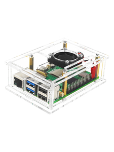 <strong>Raspberry</strong> <strong>Pi</strong> <strong>5</strong> <strong>Case</strong> Acrylic Enclosure Transparent Shell with Optional Cooling Fan Copper Aluminum Heatsinks <strong>Case</strong> KIt for RPi <strong>5</strong> - Product Image 5