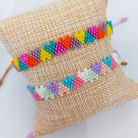 Bracelet Miyuki Bohème Européen Tendance Transfrontalière Simple Accessoires Série Cœur Bijou de Main Bracelets Perlés à la Mode