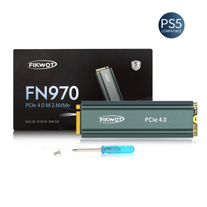 7400MB/s 500GB 1TB 2TB ฮีทซิงค์สําหรับเล่นเกมภายใน SSD <span class=keywords><strong>M</strong></span>.2 2280 Gen4 NVMe PCIe 4.0 ฮาร์ดไดรฟ์โซลิดสเตตสําหรับ PS5 คอนโซล - Product Image 4