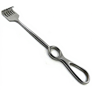 Retractor Óseo Manual Premium Volkmann de METAL MED CORP, Acero Inoxidable, 1-6 Puntas, Reutilizable, Ortopédico, para Articulaciones Pequeñas, Autoclavable - Product Image 1