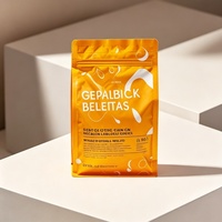 Op maat gemaakte hoge kwaliteit biologisch afbreekbare PE-materiaal koffiezak ventielstandpouch Mylar zak 250g 500g koffiebonen huisdierenvoer gelei