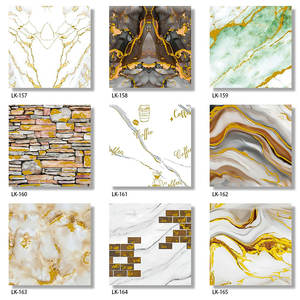 Mermer kendinden PVC yapıştırıcısı duvar kağıdı yatak odası oturma odası için su geçirmez ve fırçalayın dayanıklı arka plan duvar dekorasyon duvar kağıdı - Product Image 2