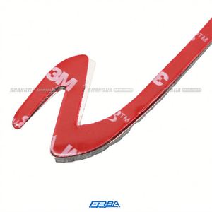 Calcomanía de Metal para decoración de piezas de coche, logotipo rojo S, pegatinas de coche, emblema personalizado, insignia para Aston Martin Rapide S 2013 2017, 2017 - Product Image 5