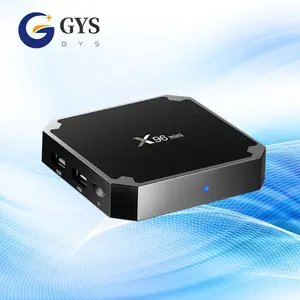 最佳质量机顶盒X96迷你安卓9.0四核1/2gb内存8gb/16gb只读流媒体播放器安卓电视盒