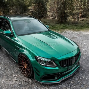 For Benz C-Class W205 S205 C63 2015-2022 Exterior Accessories Car Front Bumper Lip <b>Splitter</b> Diffuser Spoiler Chin Body Kit - Product Image 4