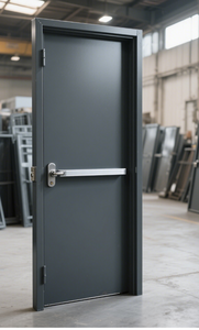 Ticari yanmaz çıkış kapısı yanmaz kapı çelik galvanizli UL galvanizli çelik yanmaz kapı - Product Image 6