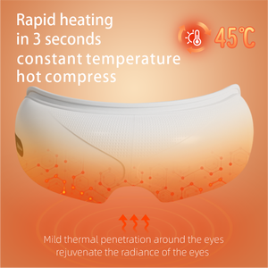 नए वायरलेस रिचार्जेबल पोर्टेबल फोल्डेबल वायु दबाव गर्मी चिकित्सा नेत्र मास्क, घर के उपयोग के लिए मालिश - Product Image 3