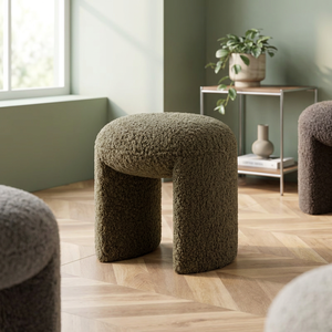 Modern Light Fabric Storage Bench with Lid Stylish Ottoman for Living Room & Bedroom Home Decor - Product Image 2