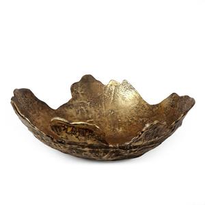 Bol en laiton personnalisé écologique fait à la main de vente chaude avec un bol de pièce maîtresse décoratif en laiton antique pour table de fête - Product Image 1