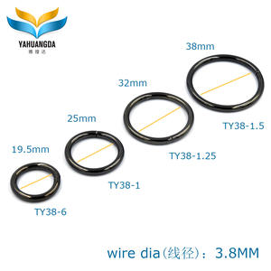 Hebilla Decorativa de Aleación de Zinc para Correa de Perro, Accesorio de Metal para Bolso, Anillo en O para Correa de Perro, Color Personalizado de Moda - Product Image 6