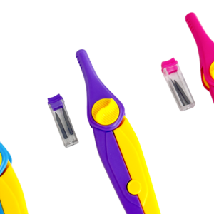Student Math Compass with Replaceable Pencil Leads, Plastic Drawing Compass Set for School <strong>Drafting</strong> Art Stationery <strong>Supplies</strong> - Product Image 3