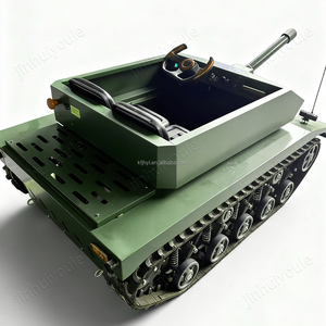 Mini-<span class=keywords><strong>tank</strong></span> électrique sur chenilles pour paintball, idéal pour les aires de jeux extérieures pour enfants - Product Image 1