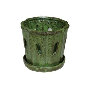 Cina vasi di fiori con fori per orchidea pianta con piattino - Product Image 2