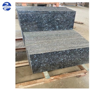 Pierre de granit noir à prix avantageux, granit bleu perle de Norvège, grande dalle pour plan de travail - Product Image 5