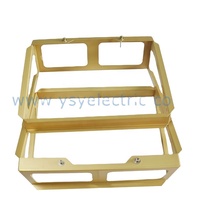 Support en U personnalisé en acier inoxydable, pièce de tôlerie pliée et estampée, support de fixation métallique pour armoire électronique