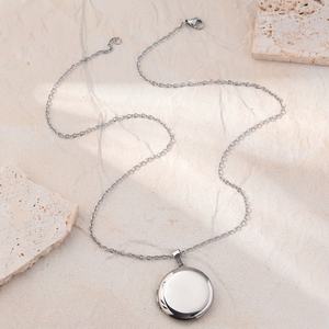 Boîte à album ronde vide à vendre, avec chaîne en corde, pour photos gravées personnalisées, idée cadeau parfaite - Product Image 4