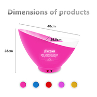 Seau à glace réutilisable en plastique au design spécial personnalisé Seau à glace à led grande capacité Vodka esprit club de fête avec logo