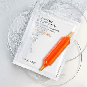 Mascarillas Faciales Coreanas Hidratantes con Esencia de Vitamina C y Naranja Sanguina de Marca Propia en Oferta, Aclaran las Manchas - Product Image 1