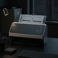Scanner de documents recto-verso A4 FI-8150 pour bureau, 50 ppm, 100 ipm, CIS 600 dpi, USB 3.2, Fujitsu Ricoh